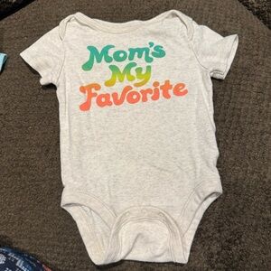 Old Navy Gray and Green Bodysuit Mom’s My Favorite